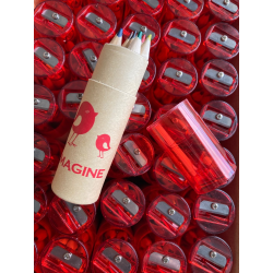 MAGINE 6 pastelky krátké s ořezávátkem