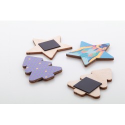 Woofri Xmas vánoční magnet na ledničku na zakázku, vánoční stromeček