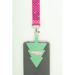 SuboFob Mobile Xmas lanyard na ruku s držákem mobilního telefonu RPET na zakázku