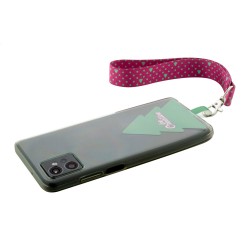 SuboFob Mobile Xmas lanyard na ruku s držákem mobilního telefonu RPET na zakázku