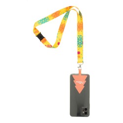 Subyard Mobile Xmas Safe lanyard s držákem mobilního telefonu RPET na zakázku