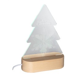 Woodify Xmas LED světelná trofej na vánoční stromeček