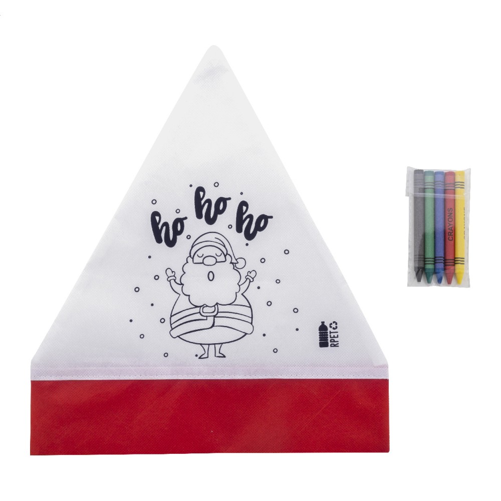 Julfar Hat čepice Santa na vybarvení