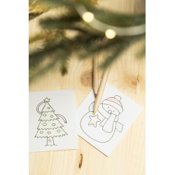 Jolably vánoční sada s omalovánkami