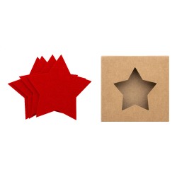 Vagnes vada vánočních podtácků z RPET