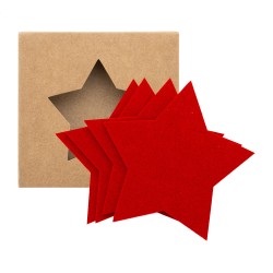 Vagnes vada vánočních podtácků z RPET