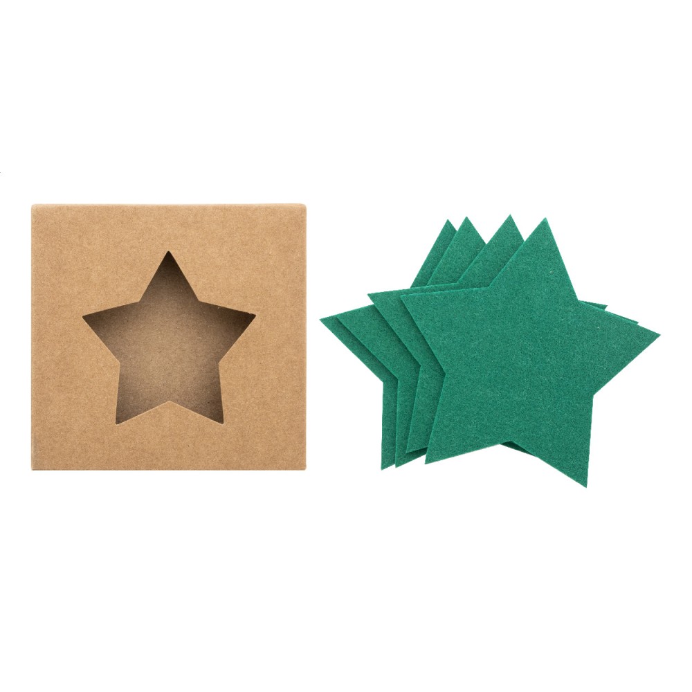 Vagnes vada vánočních podtácků z RPET