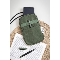 CanvaFon taška přes rameno z recyklovaného plátna na telefon