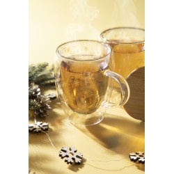 Snostro vánoční skleněný termohrnek