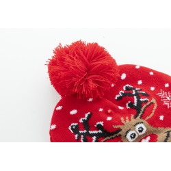 Norrsken Vánoční LED zimní čepice, sob