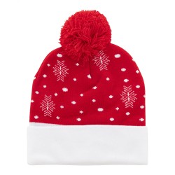 Norrsken Vánoční LED zimní čepice, sob