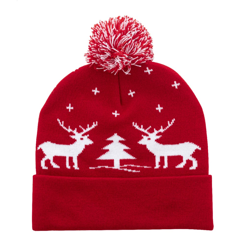 Skandimos vánoční zimní čepice