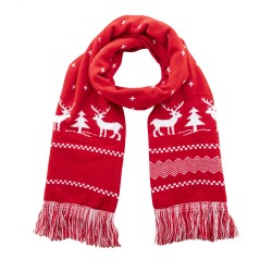Skandihals vánoční zimní šála
