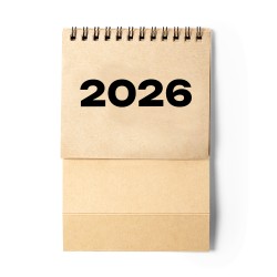 Lasow Stolní kalendář z recyklovaného kartonu