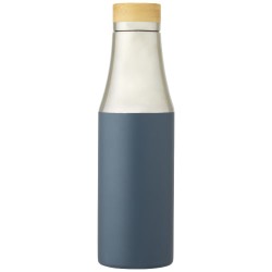 Nerezová termo láhev o objemu 540 ml s měděnou vakuovou izolací a bambusovým víčkem Hulan