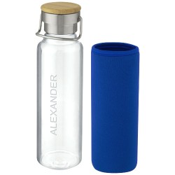 Skleněná láhev o objemu 660 ml s neoprenovým pouzdremThor