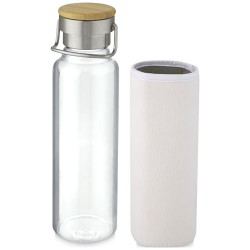Skleněná láhev o objemu 660 ml s neoprenovým pouzdremThor
