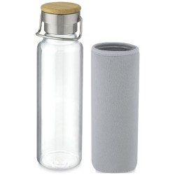 Skleněná láhev o objemu 660 ml s neoprenovým pouzdremThor