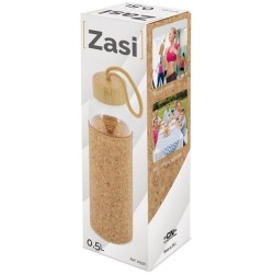 Skleněná lahev s korkem