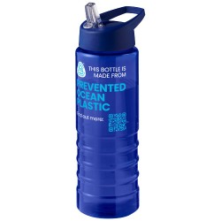 Sportovní lahev s výlevkovitým víčkem o objemu 750 ml  H2O Active Eco Treble