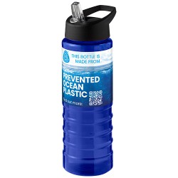Sportovní lahev s výlevkovitým víčkem o objemu 750 ml  H2O Active Eco Treble