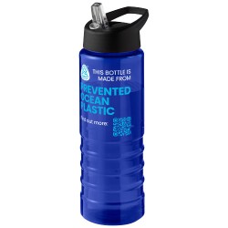 Sportovní lahev s výlevkovitým víčkem o objemu 750 ml  H2O Active Eco Treble