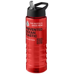 Sportovní lahev s výlevkovitým víčkem o objemu 750 ml  H2O Active Eco Treble
