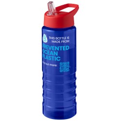 Sportovní lahev s výlevkovitým víčkem o objemu 750 ml  H2O Active Eco Treble
