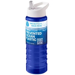 Sportovní lahev s výlevkovitým víčkem o objemu 750 ml  H2O Active Eco Treble