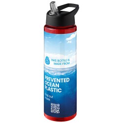 Sportovní lahev H2O Active Eco Vibe o objemu 850 ml s víčkem s hubičkou