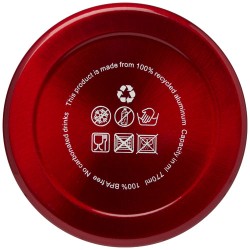 Hliníková láhev na vodu Oregon z recyklovaného hliníku s certifikací RCS a karabinou, 770 ml