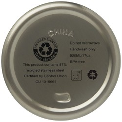 Vasa 500ml měděná vakuově izolovaná láhev z recyklované nerezové oceli s certifikací RCS