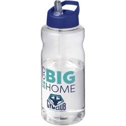 H2O Active Big Base litrová sportovní láhev s víčkem s hubicí