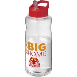 H2O Active Big Base litrová sportovní láhev s víčkem s hubicí
