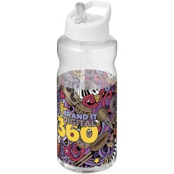 H2O Active Big Base litrová sportovní láhev s víčkem s hubicí