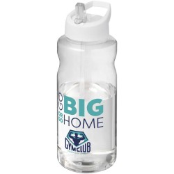 H2O Active Big Base litrová sportovní láhev s víčkem s hubicí