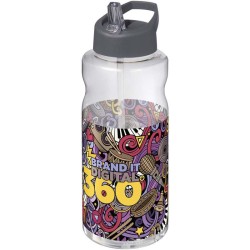 H2O Active Big Base litrová sportovní láhev s víčkem s hubicí