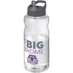 H2O Active Big Base litrová sportovní láhev s víčkem s hubicí
