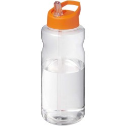 H2O Active Big Base litrová sportovní láhev s víčkem s hubicí
