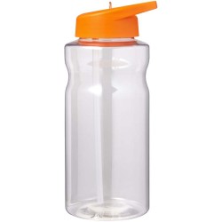 H2O Active Big Base litrová sportovní láhev s víčkem s hubicí