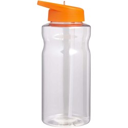 H2O Active Big Base litrová sportovní láhev s víčkem s hubicí
