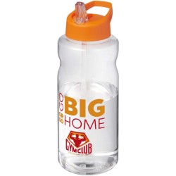 H2O Active Big Base litrová sportovní láhev s víčkem s hubicí
