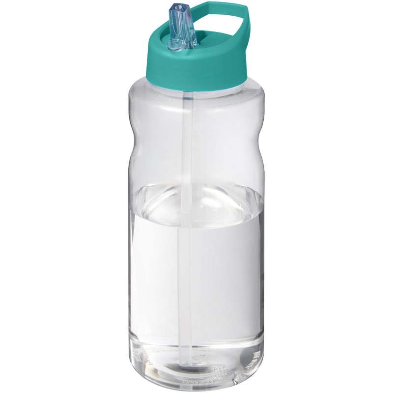 H2O Active Big Base litrová sportovní láhev s víčkem s hubicí