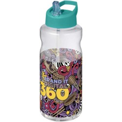 H2O Active Big Base litrová sportovní láhev s víčkem s hubicí