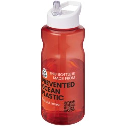 H2O Active Eco Big Base litrová sportovní láhev s víčkem s hubicí