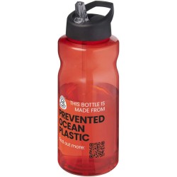 H2O Active Eco Big Base litrová sportovní láhev s víčkem s hubicí