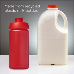 Baseline 500ml recyklovaná sportovní láhev s vyklápěcím víčkem