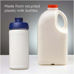 Baseline 500ml recyklovaná sportovní láhev s vyklápěcím víčkem
