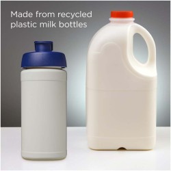 Baseline 500ml recyklovaná sportovní láhev s vyklápěcím víčkem