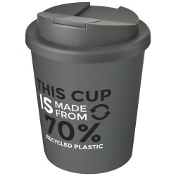 Hrnek z recyklátu o objemu 250 ml s víčkem odolným proti rozlití Americano Espresso Eco